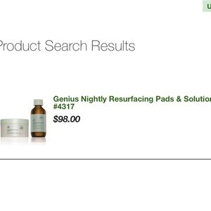 Arbonne Nightly Resurfacing Pads & Solution